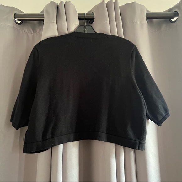 August Silk Sweater Boléro. Size L - Picture 4 of 4